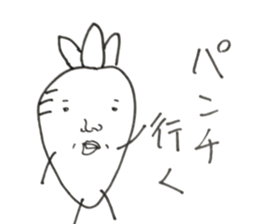 a word of vegetables and fruit sticker #12847315