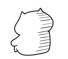White pig Tonta sticker #12847863