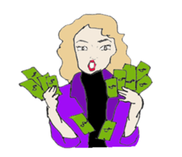 mariana rich girl sticker #12848008