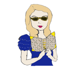 mariana rich girl sticker #12848018