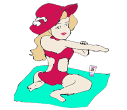 mariana rich girl sticker #12848025