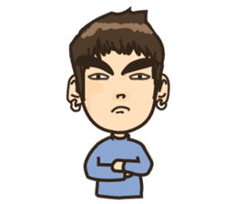 Big Eyebrow (Eng) sticker #12849087