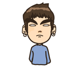 Big Eyebrow (Eng) sticker #12849088