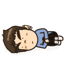 Big Eyebrow (Eng) sticker #12849101