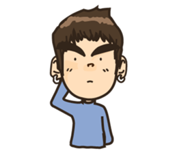 Big Eyebrow (Eng) sticker #12849102