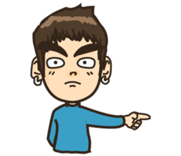 Big Eyebrow (Eng) sticker #12849105