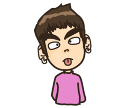 Big Eyebrow (Eng) sticker #12849108