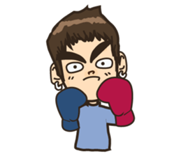 Big Eyebrow (Eng) sticker #12849109