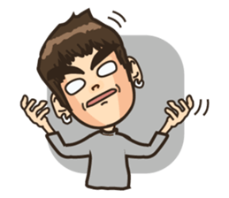 Big Eyebrow (Eng) sticker #12849113