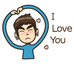 Big Eyebrow (Eng) sticker #12849114