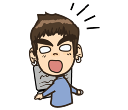 Big Eyebrow (Eng) sticker #12849115