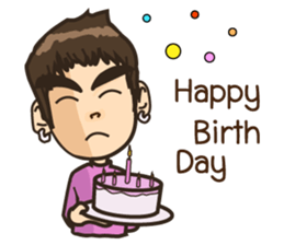 Big Eyebrow (Eng) sticker #12849117