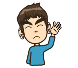 Big Eyebrow (Eng) sticker #12849122