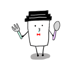 Mr.Cafe Sticker sticker #12849335