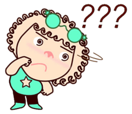 Curly Mint sticker #12849377