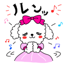 Toy poodles looking good sticker #12850647