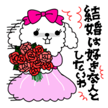 Toy poodles looking good sticker #12850649