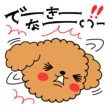 Toy poodles looking good sticker #12850655