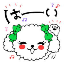 Toy poodles looking good sticker #12850683