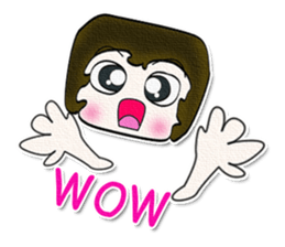 My name Michi.^_____^ sticker #12851650