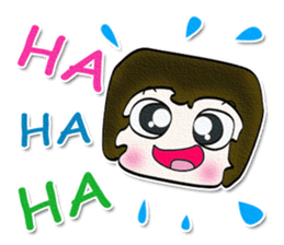 My name Michi.^_____^ sticker #12851658