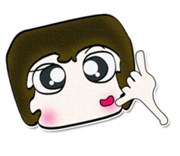 My name Michi.^_____^ sticker #12851668