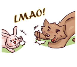 Wolf&Bunny 137 sticker #12851689