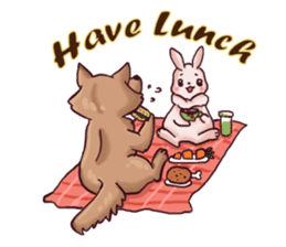 Wolf&Bunny 137 sticker #12851716