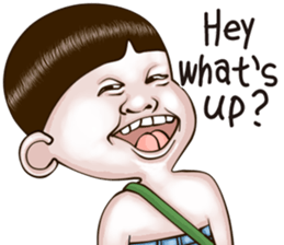 Sister and brother 3 English version sticker #12852011