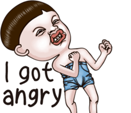 Sister and brother 3 English version sticker #12852019