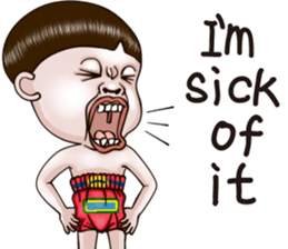 Sister and brother 3 English version sticker #12852022