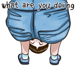 Sister and brother 3 English version sticker #12852041