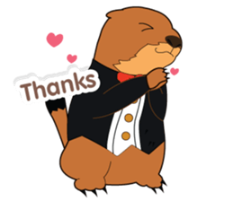Funny prairie dog sticker #12852088
