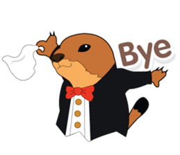 Funny prairie dog sticker #12852091