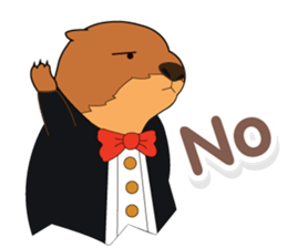 Funny prairie dog sticker #12852096
