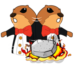 Funny prairie dog sticker #12852121