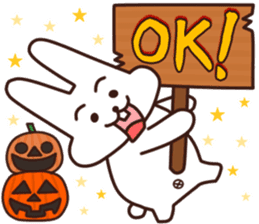 Halloween version!rabbit and his friends sticker #12852541