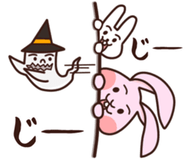 Halloween version!rabbit and his friends sticker #12852548
