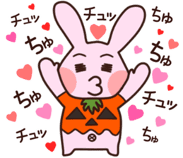Halloween version!rabbit and his friends sticker #12852551