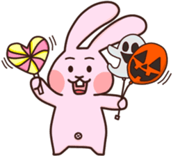Halloween version!rabbit and his friends sticker #12852561