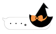 Balloon charming ghost sticker #12853517