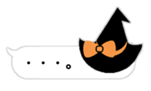 Balloon charming ghost sticker #12853517