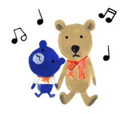 Poyapoya Pudding Bear sticker #12853538