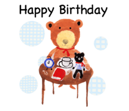 Poyapoya Pudding Bear sticker #12853540