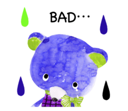 Poyapoya Pudding Bear sticker #12853541