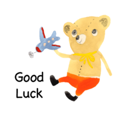 Poyapoya Pudding Bear sticker #12853548