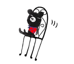 Poyapoya Pudding Bear sticker #12853550