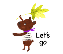 Poyapoya Pudding Bear sticker #12853560