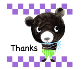 Poyapoya Pudding Bear sticker #12853564