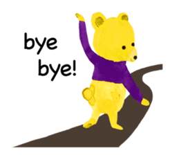 Poyapoya Pudding Bear sticker #12853565